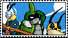 Image featuring the Bug Fables characters Leif, Kabbu, and Vi